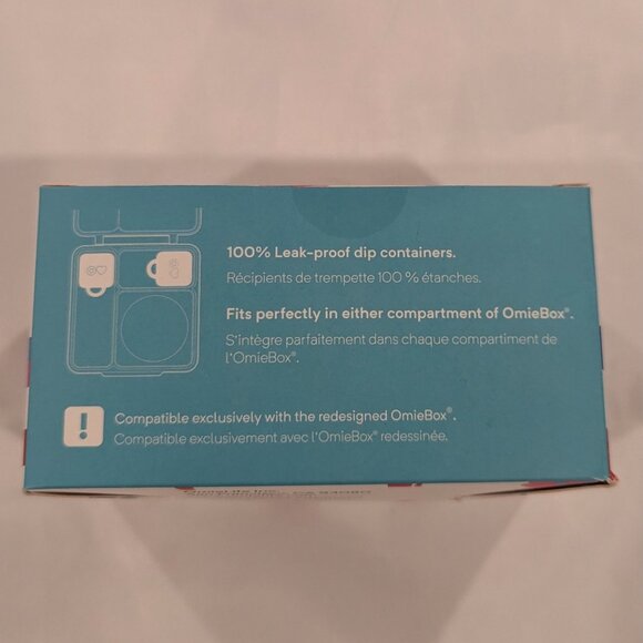 NWT OmieDip Leakproof Containers Silicone (SET of 2, Yellow & Red) - Picture 9 of 13